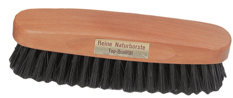 Redecker Natural Pig Bristle Clothes Brush with Pearwood Handle, 5-1/4-Inches - Image 4