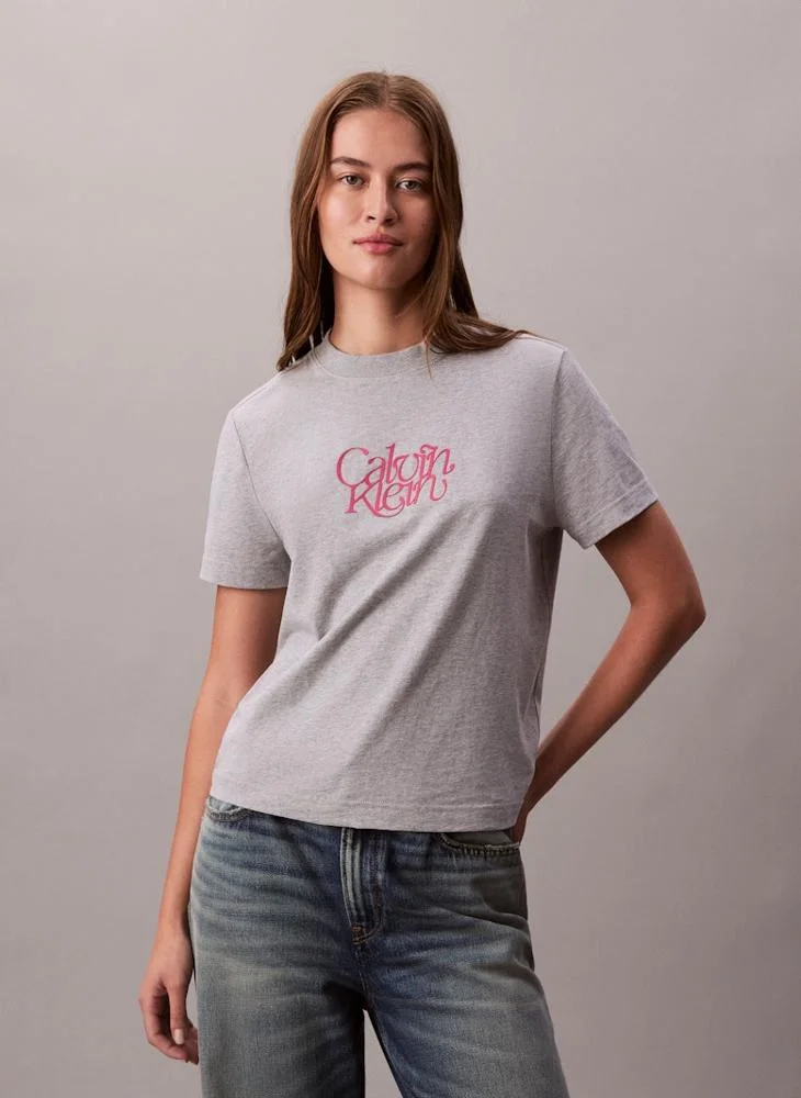 Calvin Klein Jeans Graphic Crew Neck T-Shirt