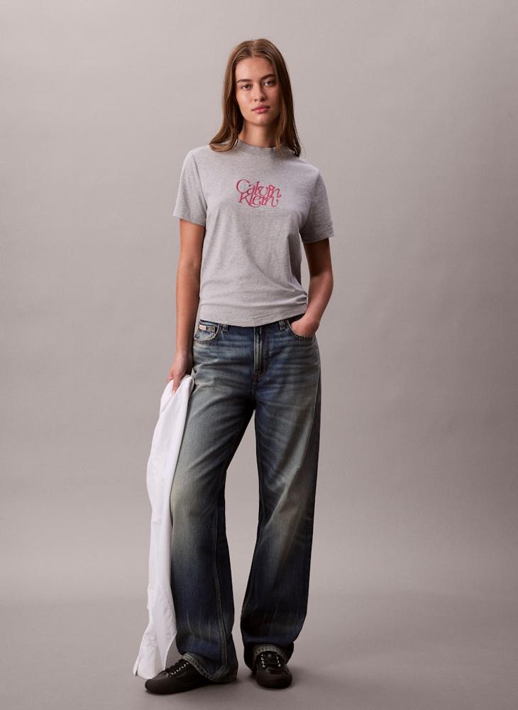 Calvin Klein Jeans Graphic Crew Neck T-Shirt - Image 5