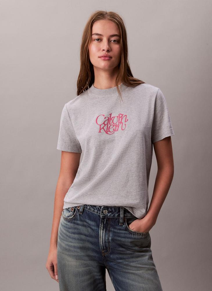 Calvin Klein Jeans Graphic Crew Neck T-Shirt - Image 3