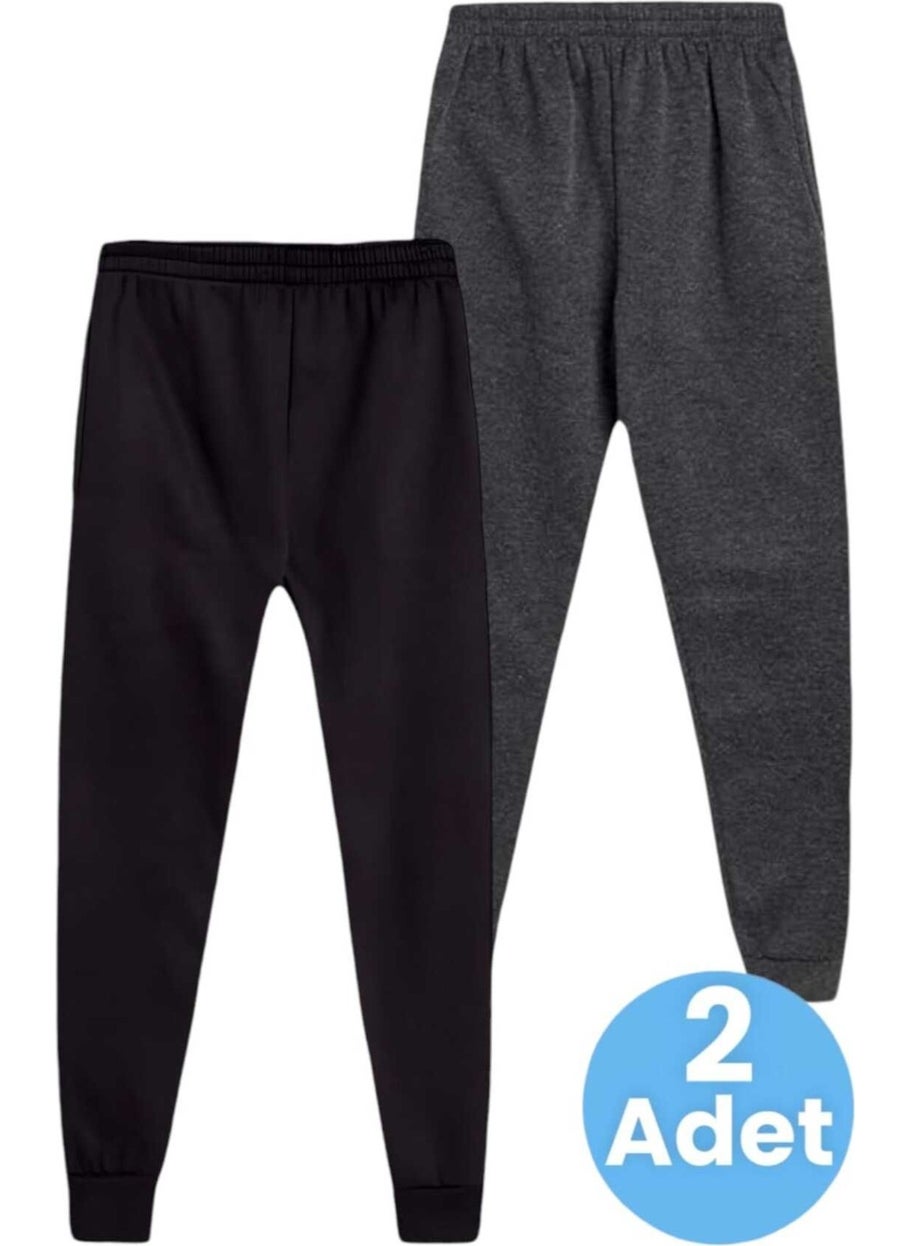 Mood Agenda Kids Elastic Waist Jogger Sweatpants Set of 2  - Image 1