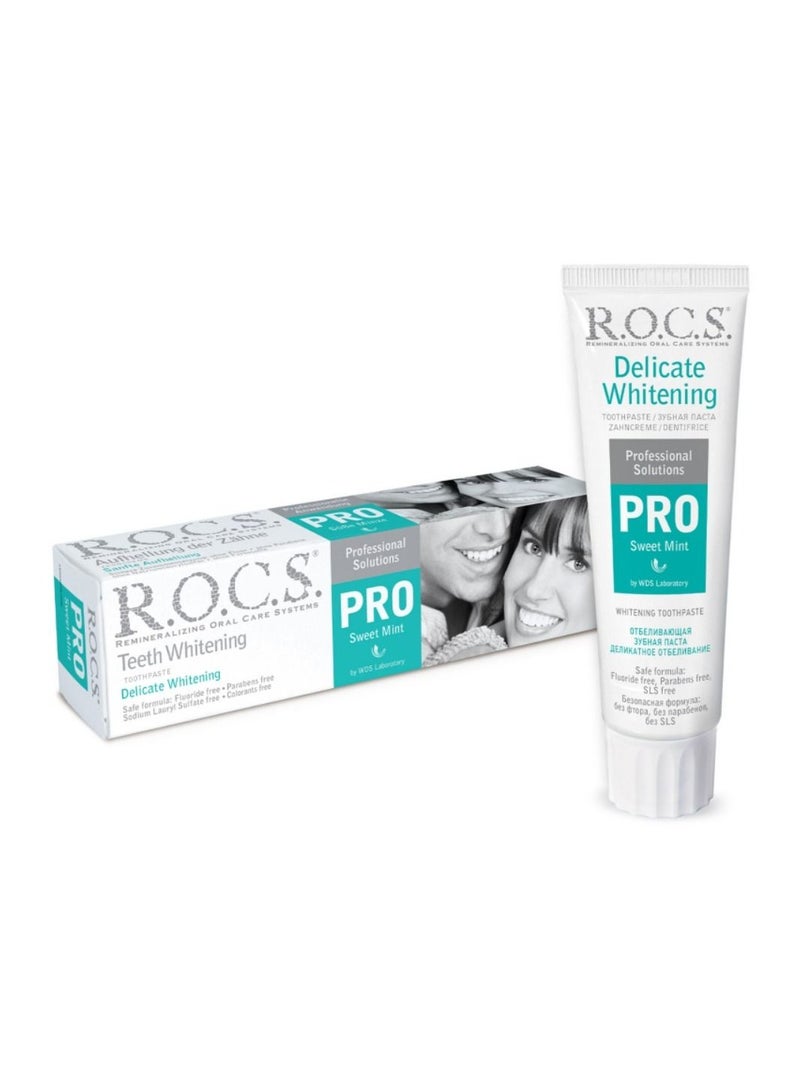 Rocs Pro Sweet Mint Toothpaste 75ml - Image 1