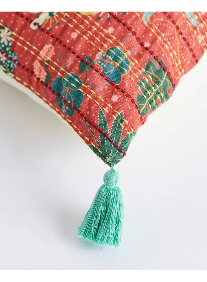 تشامباك Chumbak Peranaken Tales ، غطاء وسادة باتيك 16 بوصة | #SingaporeInspired