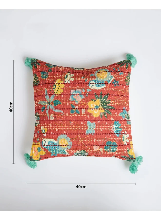 تشامباك Chumbak Peranaken Tales ، غطاء وسادة باتيك 16 بوصة | #SingaporeInspired