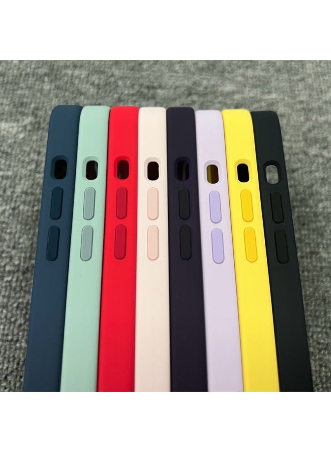 Applicable To For Iphone14promax Liquid Silicone Magnetic Suction Animation Shell For Iphone 14 Official MagSafe Magnetic Suction-Color:Iris Flower/liquid Magnetic Suction + White Animation Pop-up Window-Applicable Model:ip 14plus