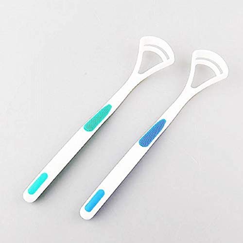 PMK E Store Tongue Cleaner Brush Scraper Oral Tongue Cleaner for Adults & Kids | Easy to use - Multicolor Pack of 2 - Image 2