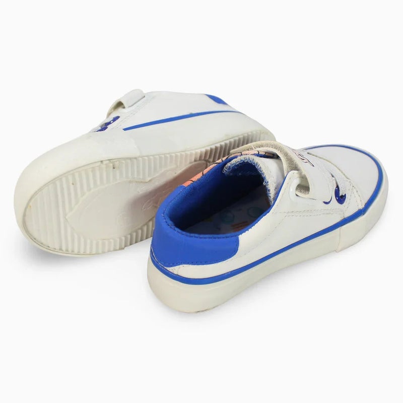 Baby Boys Leather Sneakers – Spiderman Print - Image 3