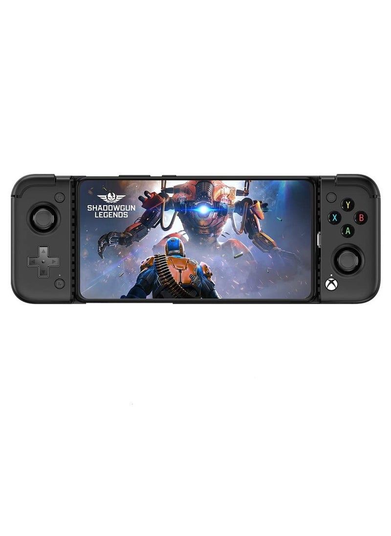 General - Classic Gamepad GameSir X2 Pro-Xbox Mobile Game Controller for Android Phone Type-C (100-179mm) Phone Controller for Play Xbox Game Pass, Xcloud, Apex, Stadia, Luna-Mappable Back Buttons-Passthrough Charging Black - Image 1