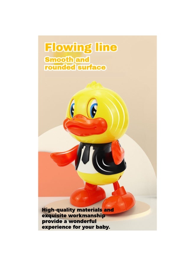 LIXADA Dancing Duck Toy with Music & Flashing Lights, Multifunctional Musical Toy for Babies Toddlers,Educational Learning Walking Toy,Interactive 3+ Kids Gift for Birthday Holiday - Image 3