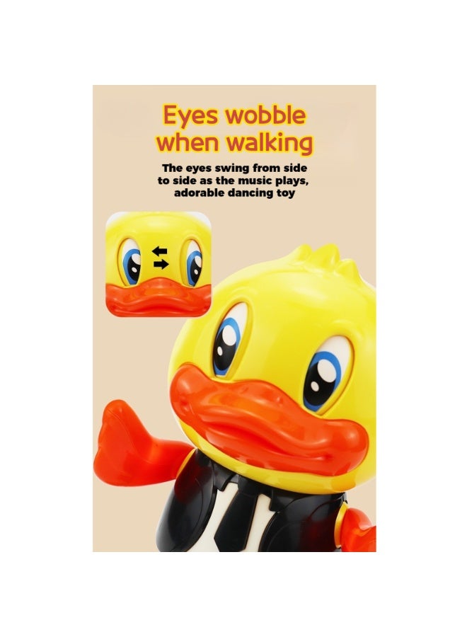 LIXADA Dancing Duck Toy with Music & Flashing Lights, Multifunctional Musical Toy for Babies Toddlers,Educational Learning Walking Toy,Interactive 3+ Kids Gift for Birthday Holiday - Image 5