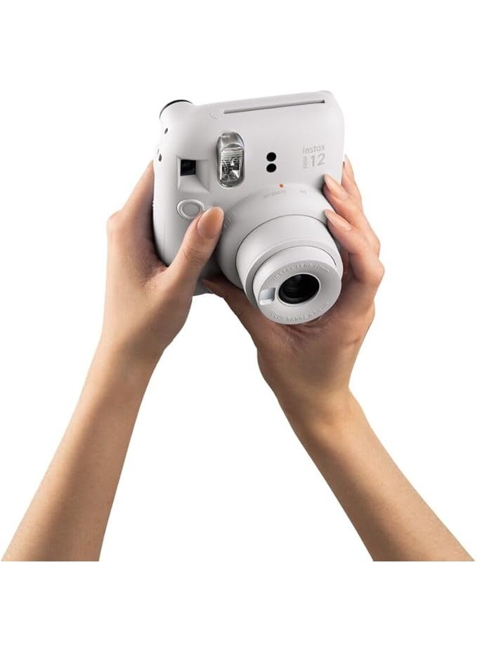 إنستاكس كاميرا ميني 12 بفيلم فوري مع خاصية الضبط التلقائي للتعرض للاضاءة وعدسة سيلفي مدمجة من انستاكس، اوف ولايت - Image 2
