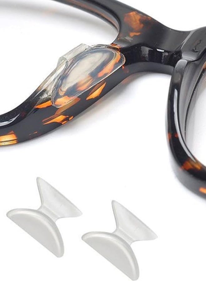 بشكل مختصر [5 أزواج] وسادات أنف نظارة شفافة، وسادات مانعة للانزلاق، وسادات أنف لاصقة من السيليكون للنظارات الطبية ونظارات الشمس، بسُمك 1.8 ملم - Image 5