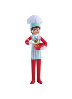 The Elf on the Shelf The Elf on the Shelf MagiFreez Christmas Chef Set for Your Scout Elf - Includes Magical Standing Pants, elf- Sized Chef’s hat and Apron, Bowl and Spoon and Flour and Sugar Boxes. 