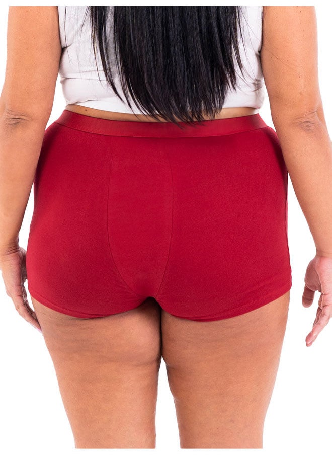 shemsi - Havana Ultra| Size S| Absorption Period Underwear| Maroon - Image 1