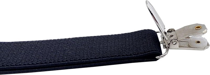 AYOSUSH Elastic Suspenders for Women Thin Y Back 4 Clip Skinny Ladies Suspenders - Image 4