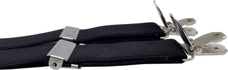 AYOSUSH Elastic Suspenders for Women Thin Y Back 4 Clip Skinny Ladies Suspenders - Image 3
