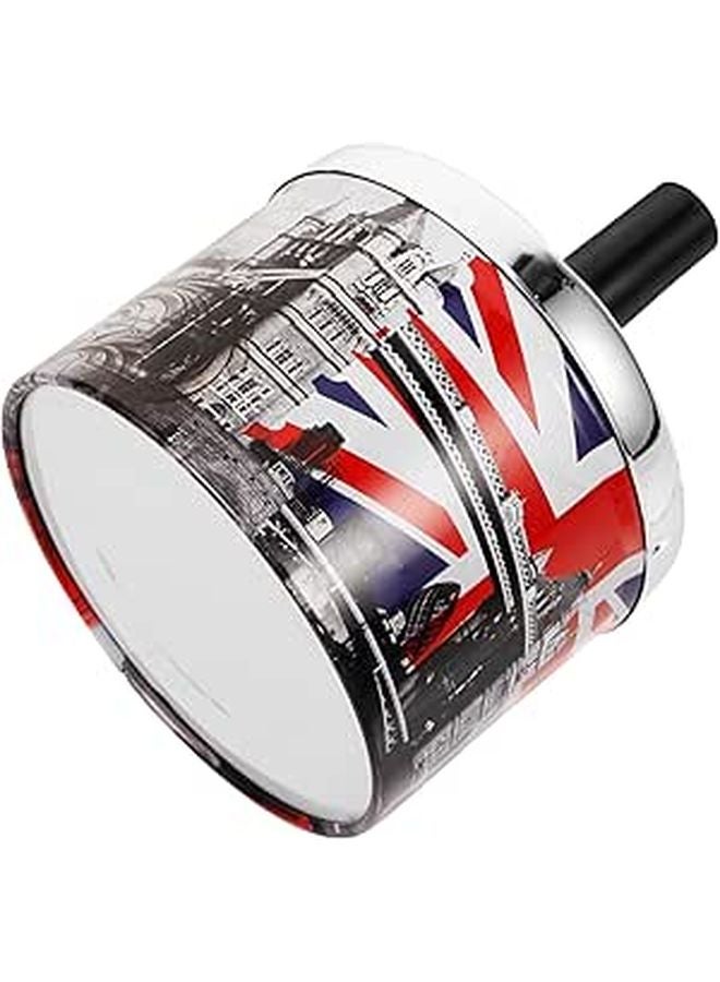 Rotating Lid Stainless Steel Windproof Ashtray Auto Extinguishing Outdoor Home Car Use - Image 1
