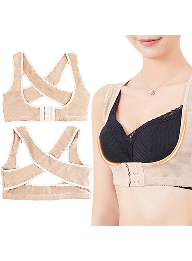 FERCAISH Hunched Corrector Belt, Adjustable Chest Breast Support Belt Posture Corrector Humpback Correct for Upper Back, Straight Holder Back Brace for Posture Correction(Large) - Image 1