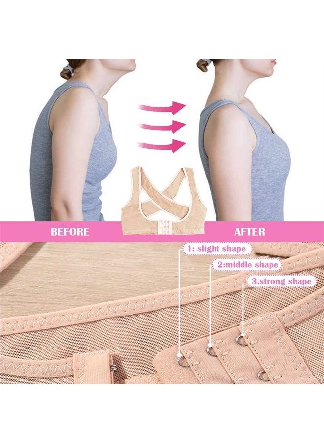 FERCAISH Hunched Corrector Belt, Adjustable Chest Breast Support Belt Posture Corrector Humpback Correct for Upper Back, Straight Holder Back Brace for Posture Correction(Large) - Image 4