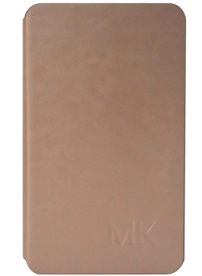 كاكو غطاء جلدي قابل للطي من كاكو لجهاز سامسونج جالاكسي تاب A 7.0 (SM-T280/T285) - تصميم رفيع من جلد البولي يوريثان مع إغلاق مغناطيسي ووظيفة حامل للعرض وحماية كاملة (ذهبي وردي) - Image 4