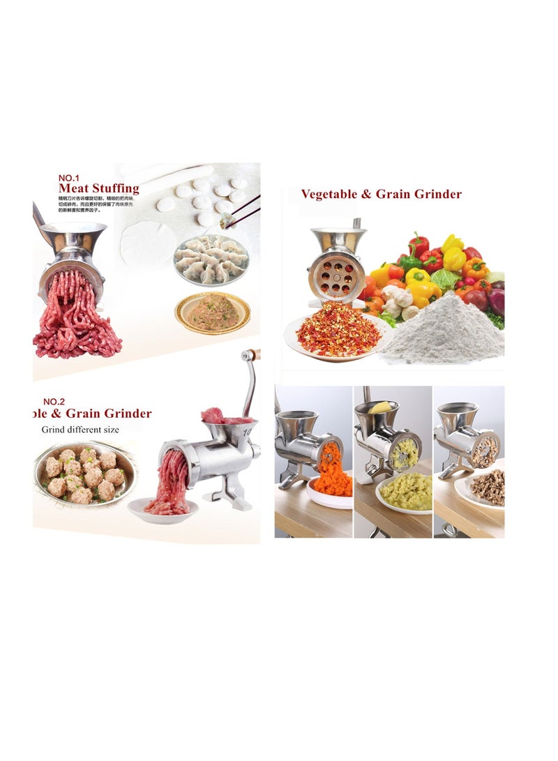 SOSEKO Aluminum Alloy Meat Grinder Traditional Cast - Image 4
