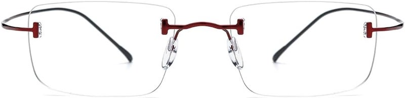 FONEX Titanium Glasses Frame,Rimless Frameless Optical Eyewear Eyeglasses for Men and Women F85634 - Image 3