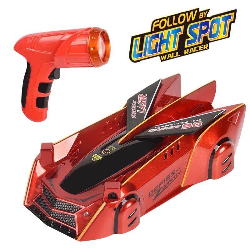 Zero Gravity Car,USB Laser-Guided Real Wall Climbing Race Car, Child Adult Toy Car - Image 1