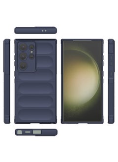 GOLDEN MASK GOLDEN MASK Compatible With Samsung Galaxy S24 Ultra Magic Case ShockProof (Dark Blue)  - Image 2