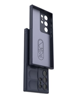 GOLDEN MASK GOLDEN MASK Compatible With Samsung Galaxy S24 Ultra Magic Case ShockProof (Dark Blue)  - Image 3