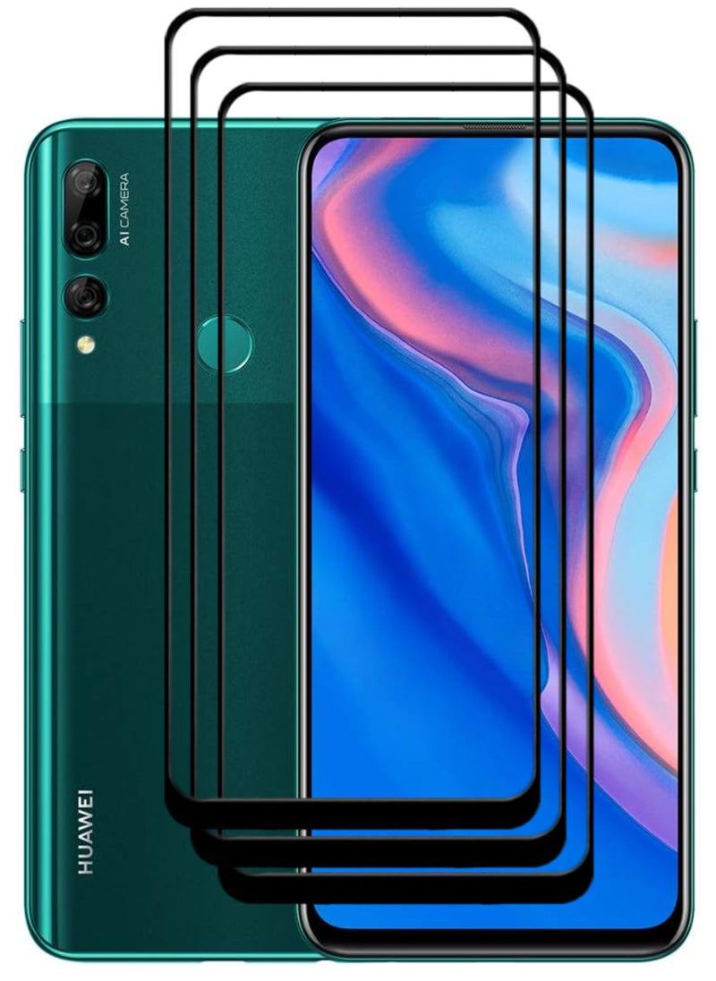 ACLIX 3 Pieces Antistatic ESD Dustproof Premium Quality High Definition Tempered Glass Screen Protector Designed For Huawei Y9 Prime (2019) - Image 1