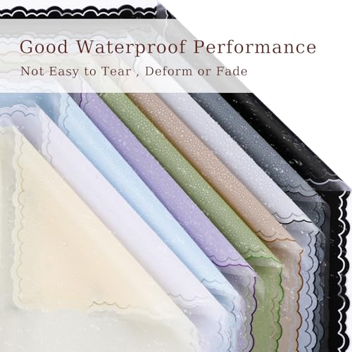 FUHITIM 20 Sheets Flower Wrapping Paper - Waterproof Floral Bouquet Wrapping Paper, Florist Supplies Packaging Paper for Wedding Birthday Gift DIY Crafts (Khaki) - Image 4