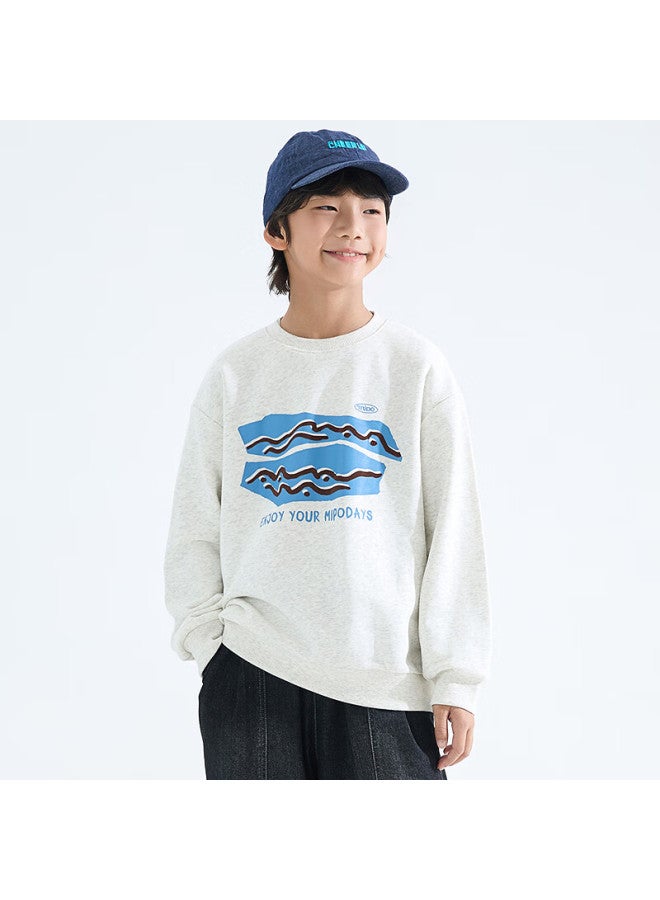 MIPO Mipu+ Easy Stain Removal Sweatshirt Mpewqwy04 Off-white 160cm - Image 2