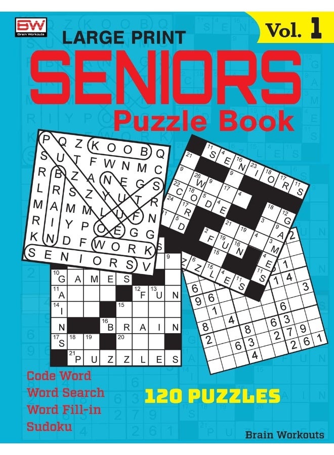CREATESPACE SENIORS Puzzle Book: 120 variety puzzles specially designed for adults  - Image 1