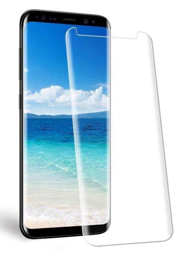 BORTONY Tempered Glass Screen Protector For Samsung Galaxy S8 Plus 6.2-Inch Clear - Image 2