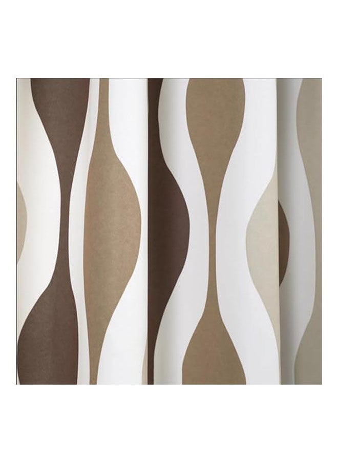 Intex Curtains House - Linen Velvet Fabric Light-Filtering Window Curtain With Back Tab Design 1 Pcs - Image 1