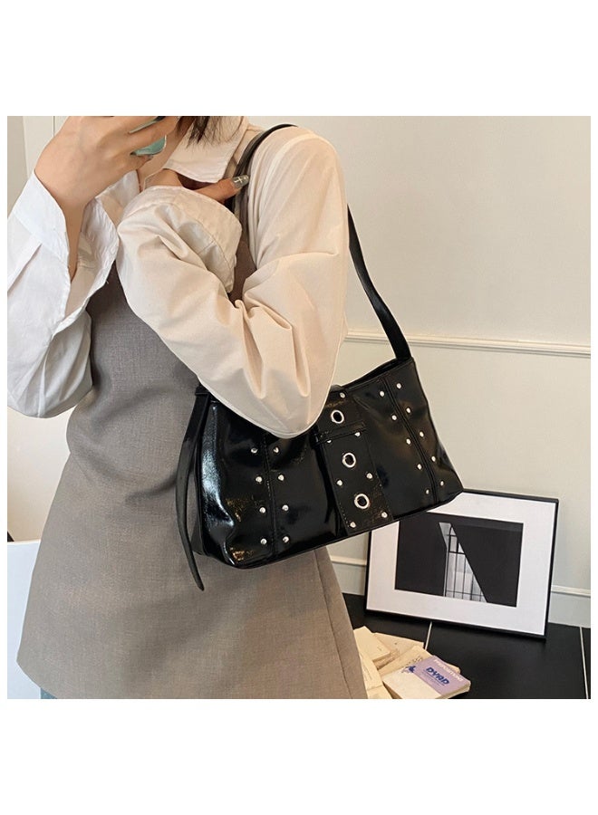 KUYING New Fashionable Simple Retro Underarm Bag  - Image 2