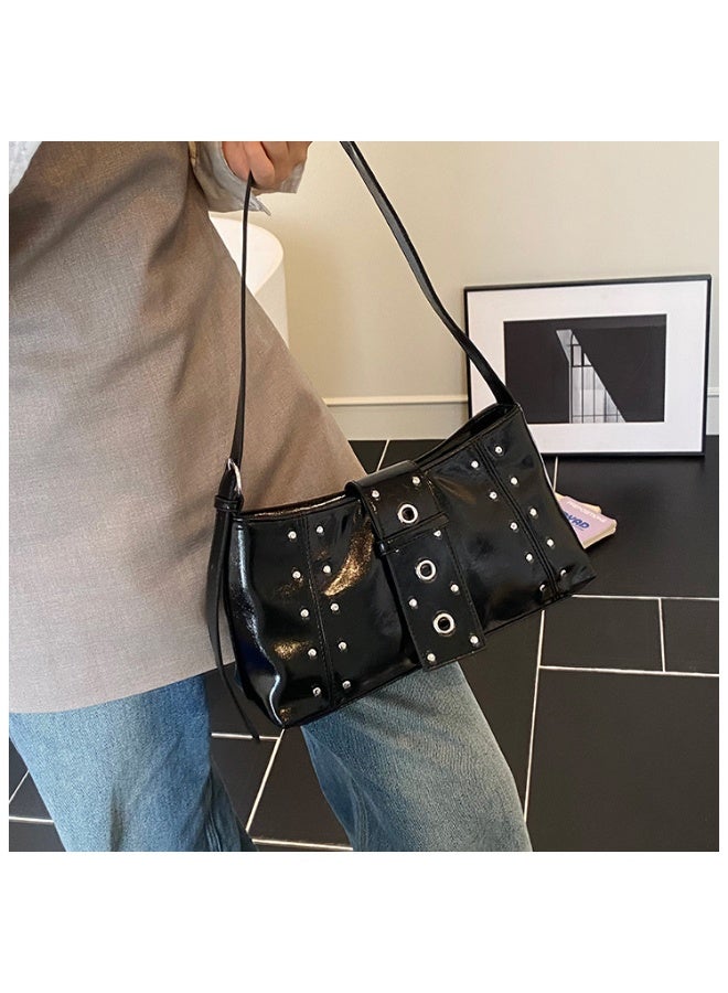 KUYING New Fashionable Simple Retro Underarm Bag  - Image 4