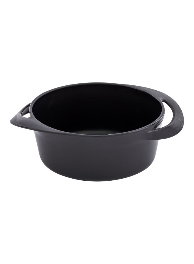 Restaurantware 3 Ounce Mini Serving Dishes, 100 Disposable Mini Appetizer Dishes - Built-In Handles, Rectangle, Black Plastic Mini Casserole Dishes, Serve Snacks or Desserts - Image 1