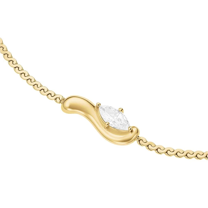 RoseField Rosefield Marquise Wave Soft Bracelet Gold - JBWSG-J1304