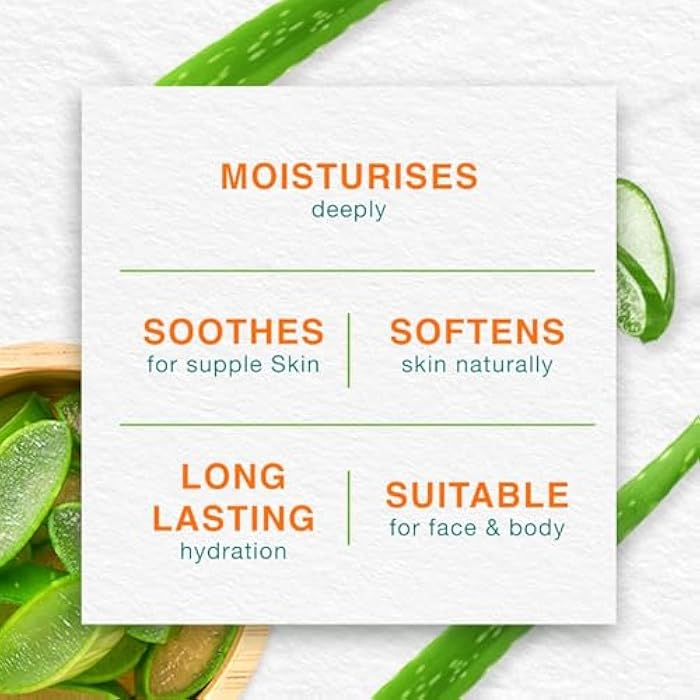 Himalaya Aloe Vera Face & Body Moisturizer - 300ml - Image 3