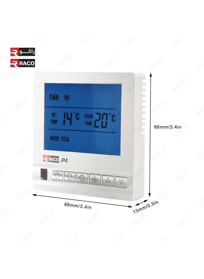 DL Thermostat Indoor Central Air Conditioning LCD Thermostat for Industrial,  - Image 2