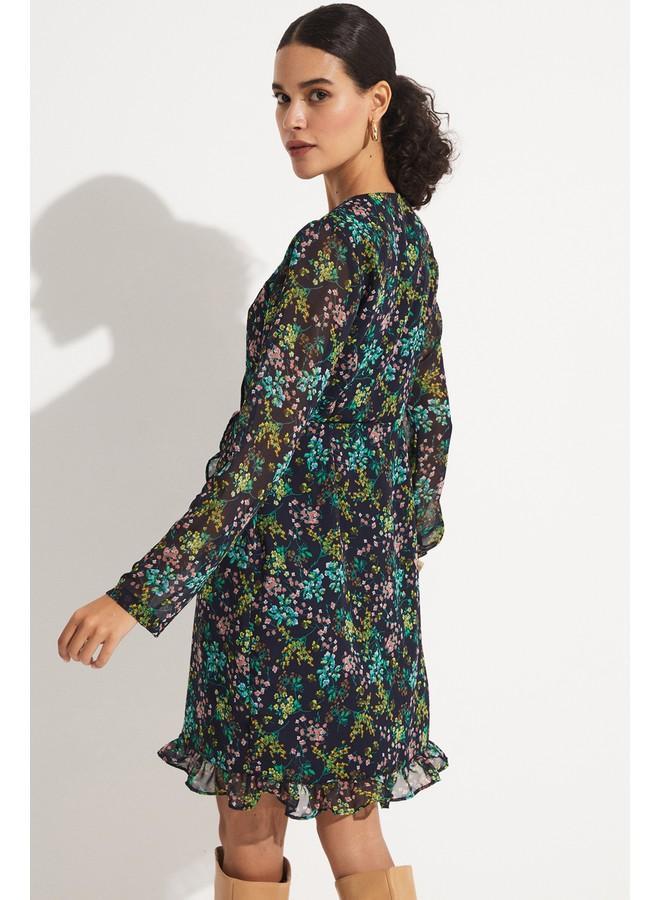 جون فستان بطبعة زهور - Image 3