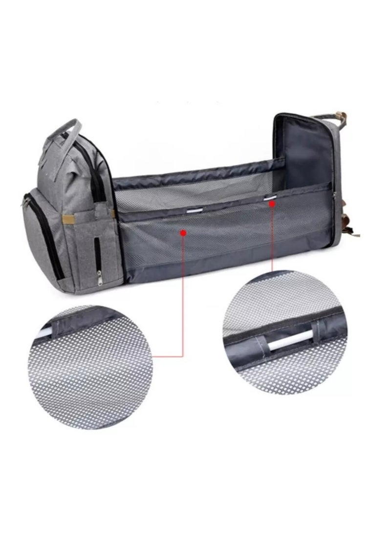 Multifunction Waterproof Crib Baby Travel Backpack