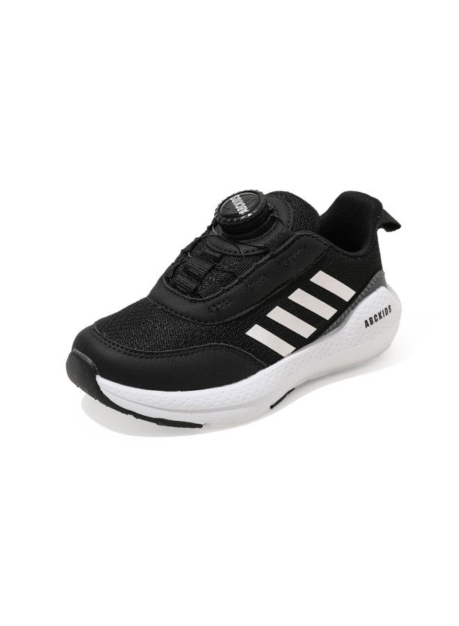 Abc Kids Children's Sports Shoes, Autumn Boys' Breathable Lightweight Casual Shoes, Girls' Classic Versatile Running Shoes, Black, Size 31 - Image 5