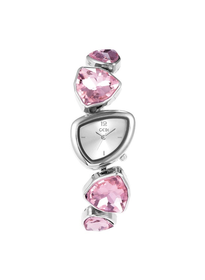 KUYING New Irregular Crystal Bracelet Watch - Image 1