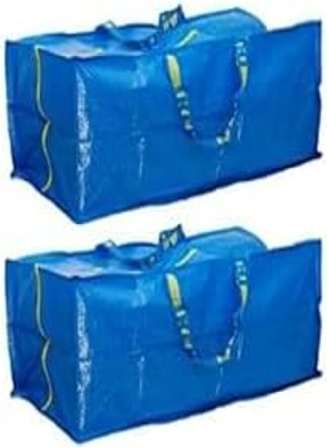 Ikea - Ikea Frakta Storage Bag - Blue (2 PACK) - Image 1