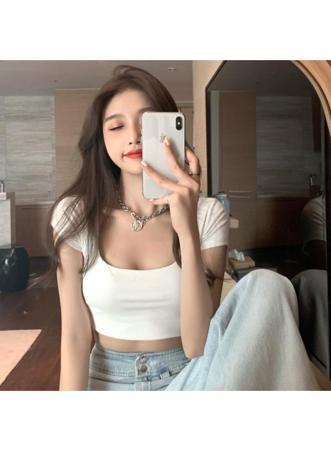Direct Summer Of U-collar Short Women's Short Sleeve T-shirt Women's Women's Jacket