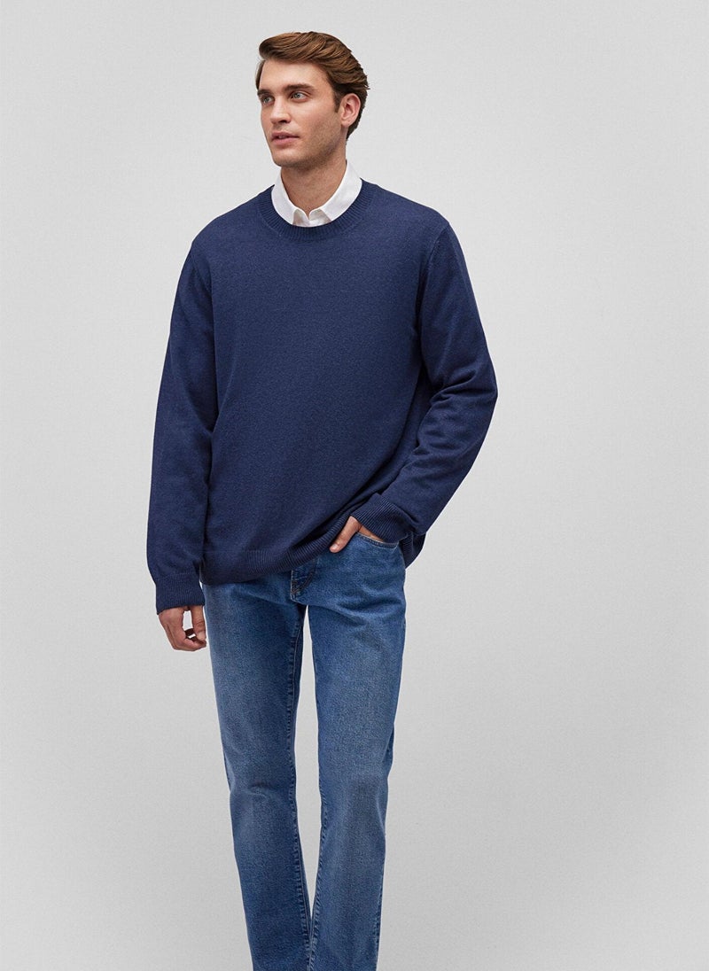 MAVI Navy Crewneck Sweater - Image 1