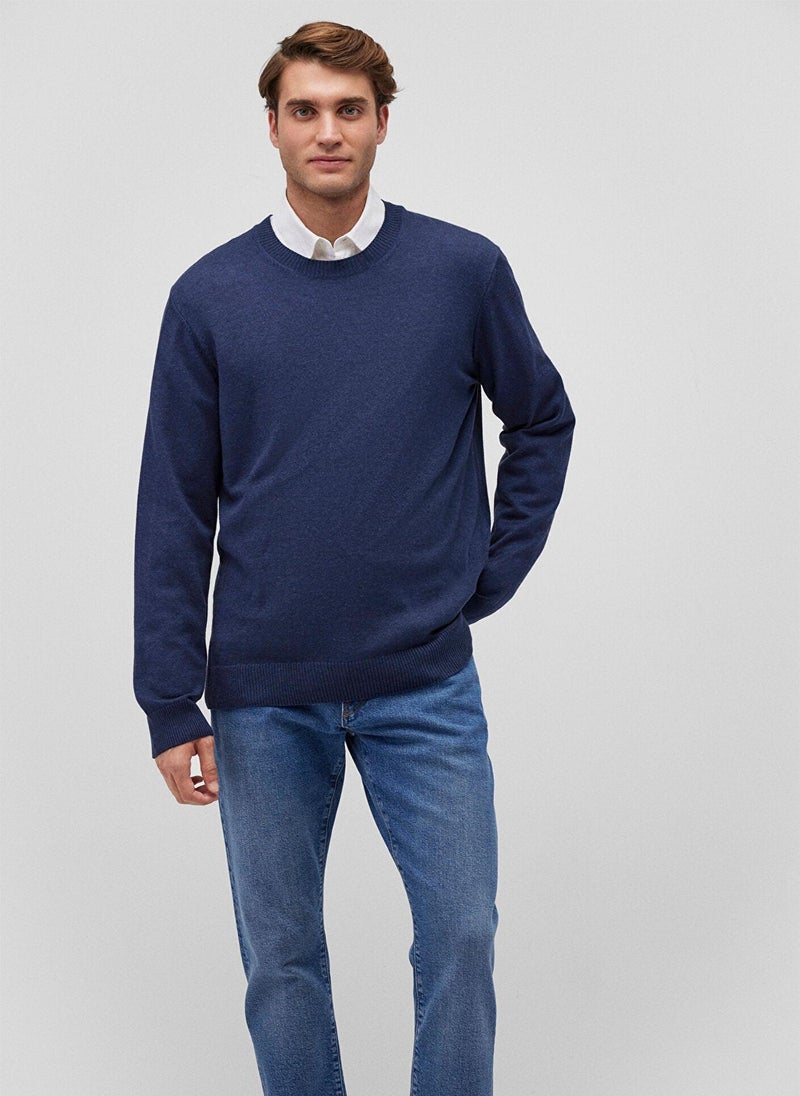 MAVI Navy Crewneck Sweater - Image 2