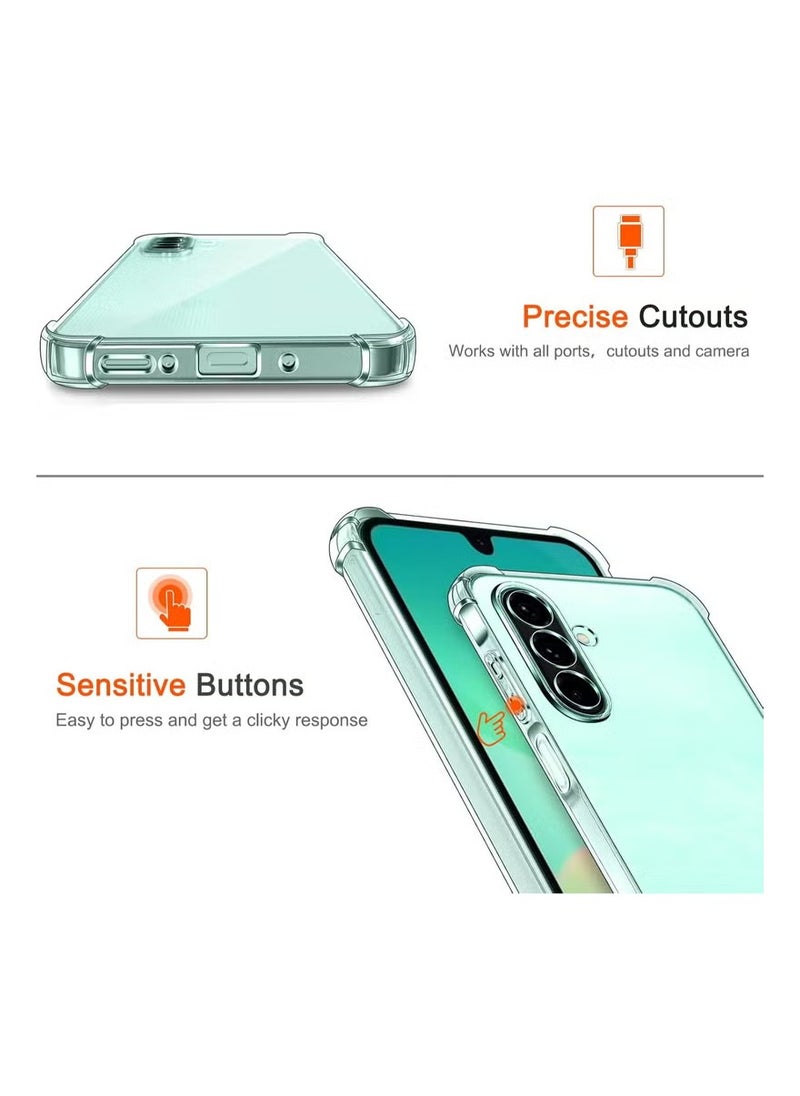 Shockproof Transparent Case Compatible with Samsung Galaxy A16
